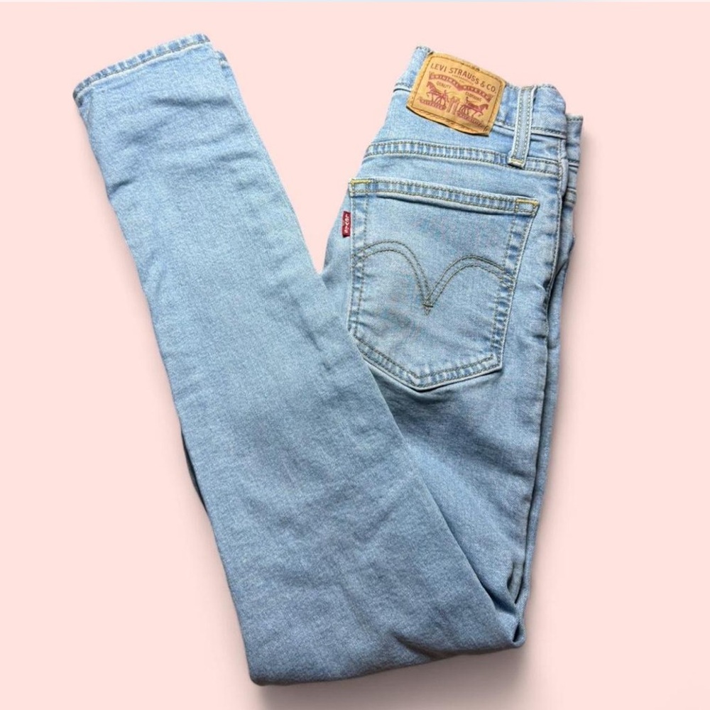 Levi's Women's Sky Blue Straight Leg Jeans